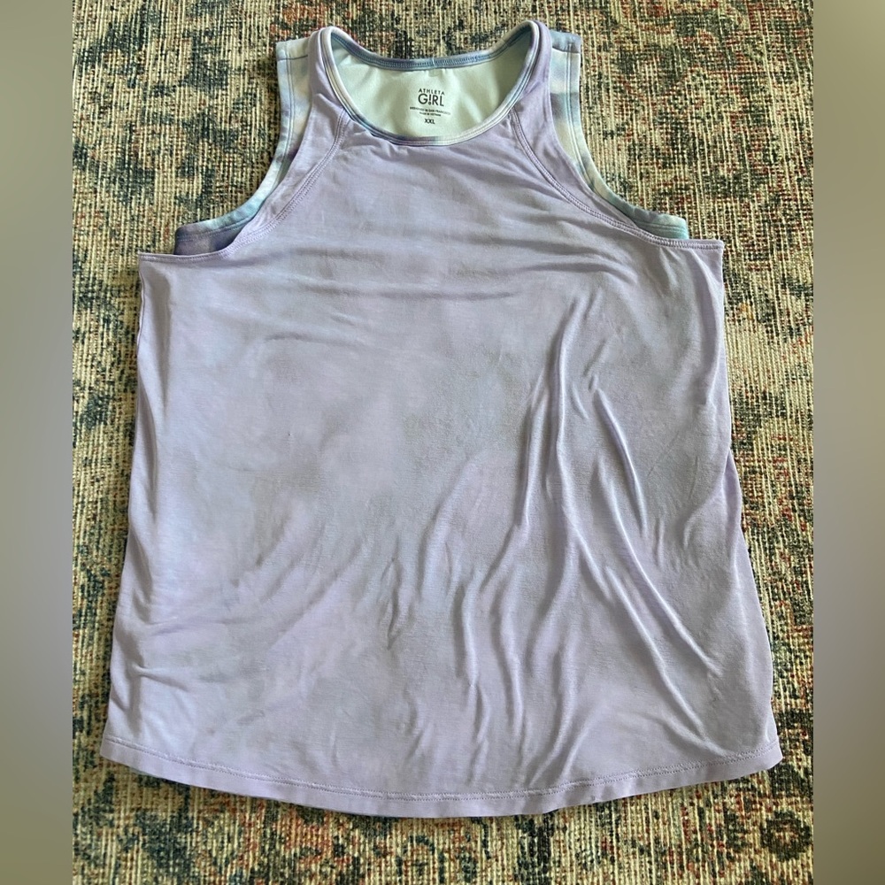 Athleta Girl double layer tank, size XXL